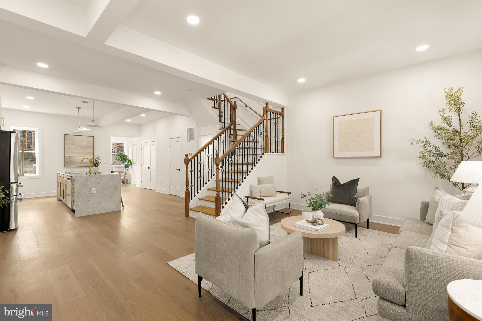 1710 2nd Street Northwest Washington, DC 20001 - Photo 3 of 37 Bright and airy modern living space.