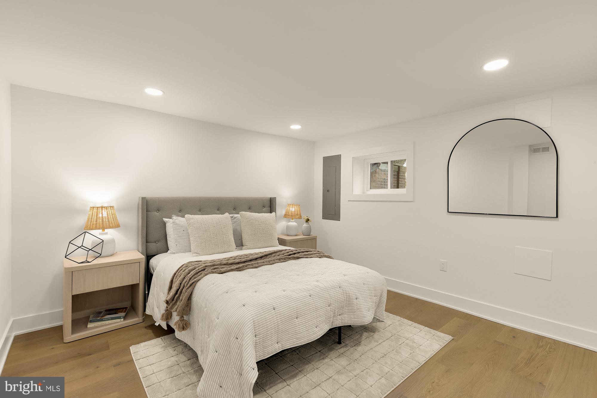 1710 2nd Street Northwest Washington, DC 20001 - Photo 33 of 37 Serene bedroom with modern elegance.