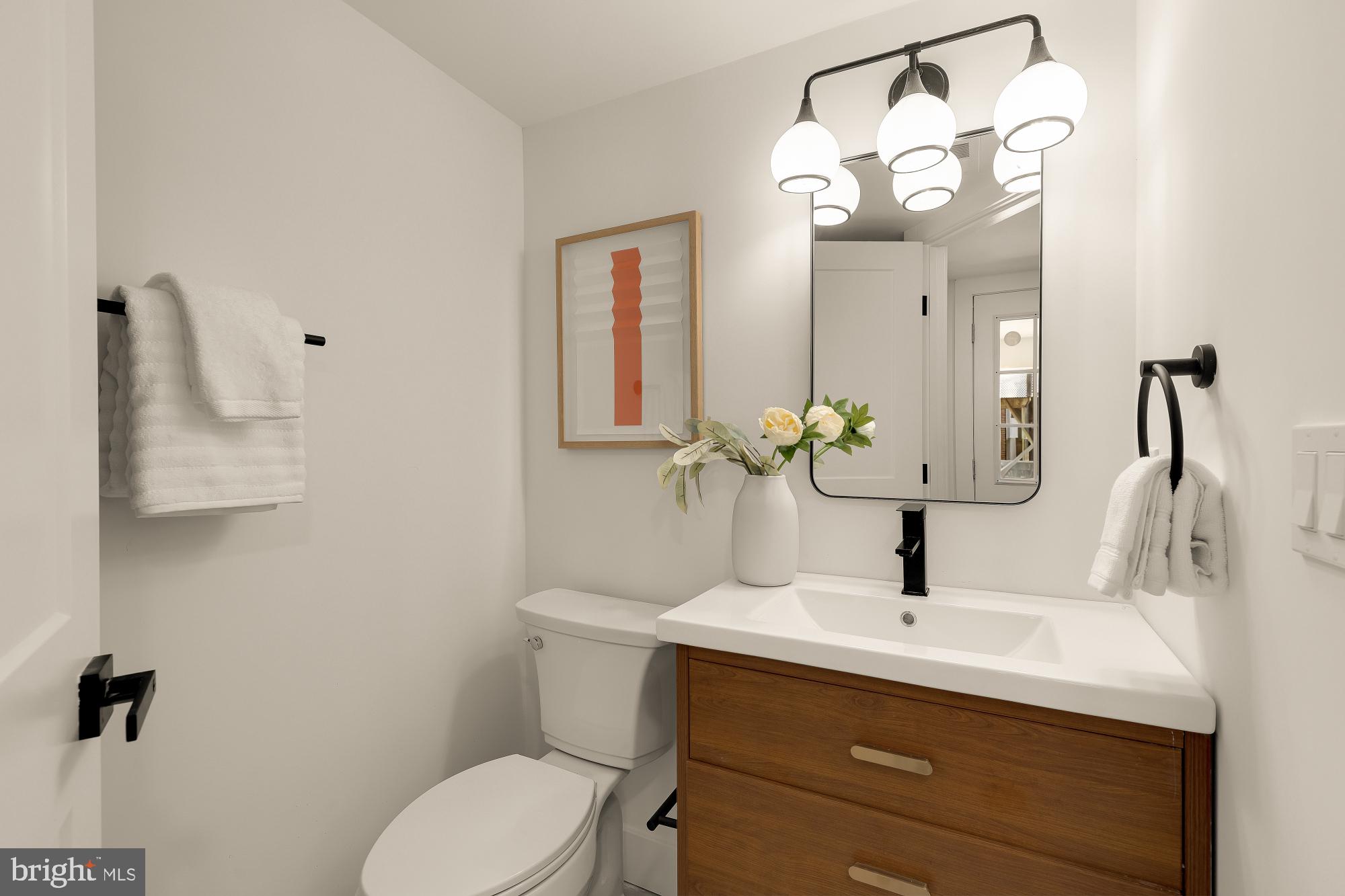 1710 2nd Street Northwest Washington, DC 20001 - Photo 35 of 37 Chic and modern bathroom retreat.