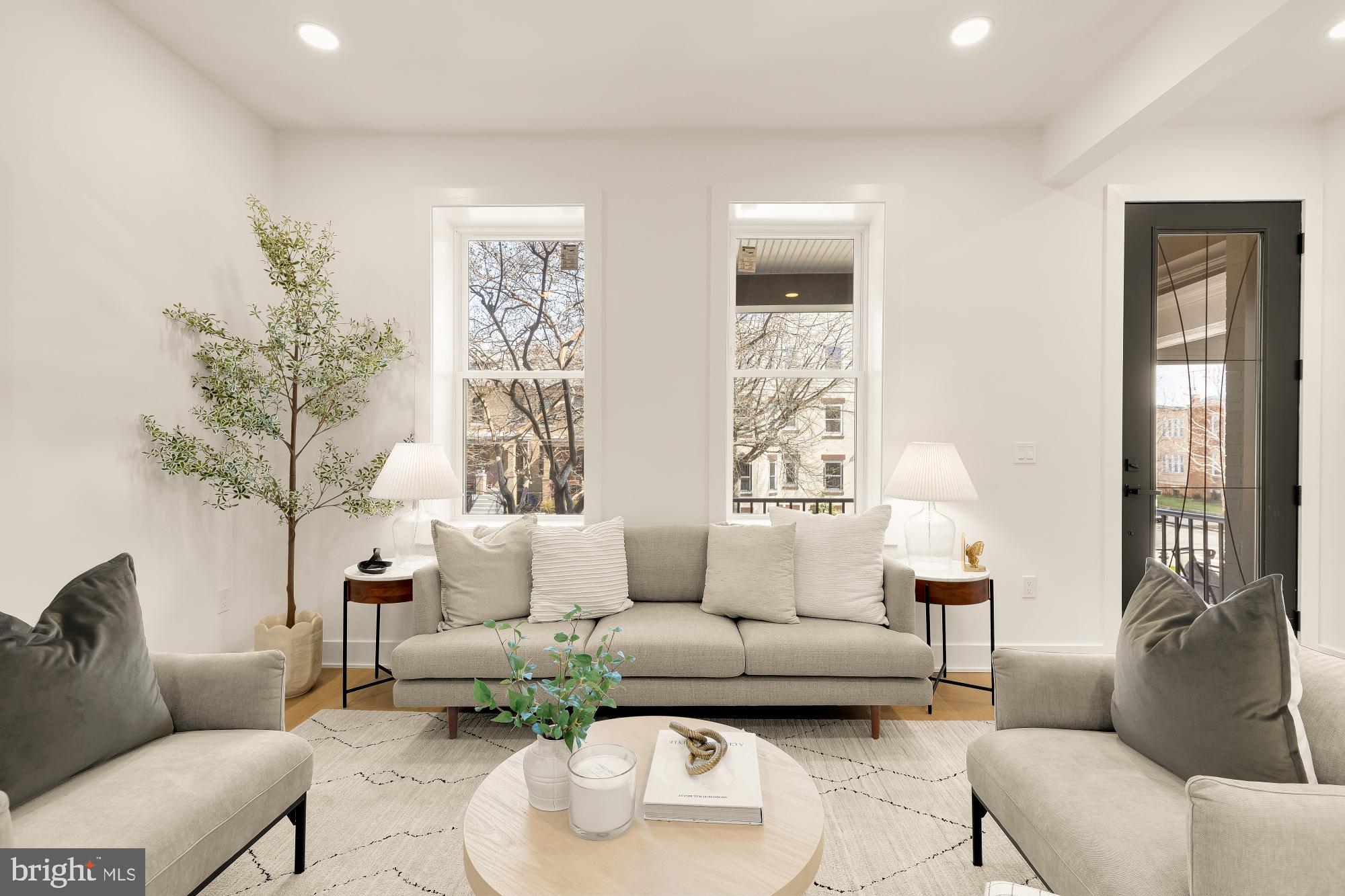 1710 2nd Street Northwest Washington, DC 20001 - Photo 5 of 37 Bright and airy living space awaits.