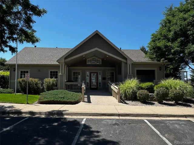 a view of outdoor space with garden and entertaining space