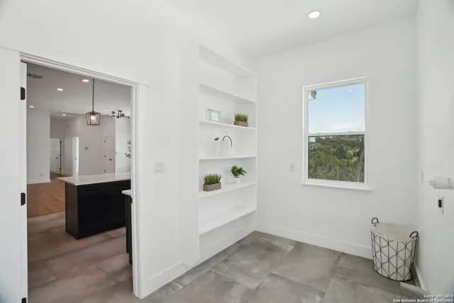 a view of an empty room