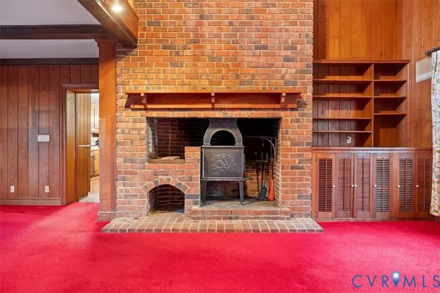 a bathroom with a window