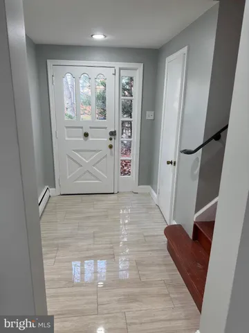 a view of front door