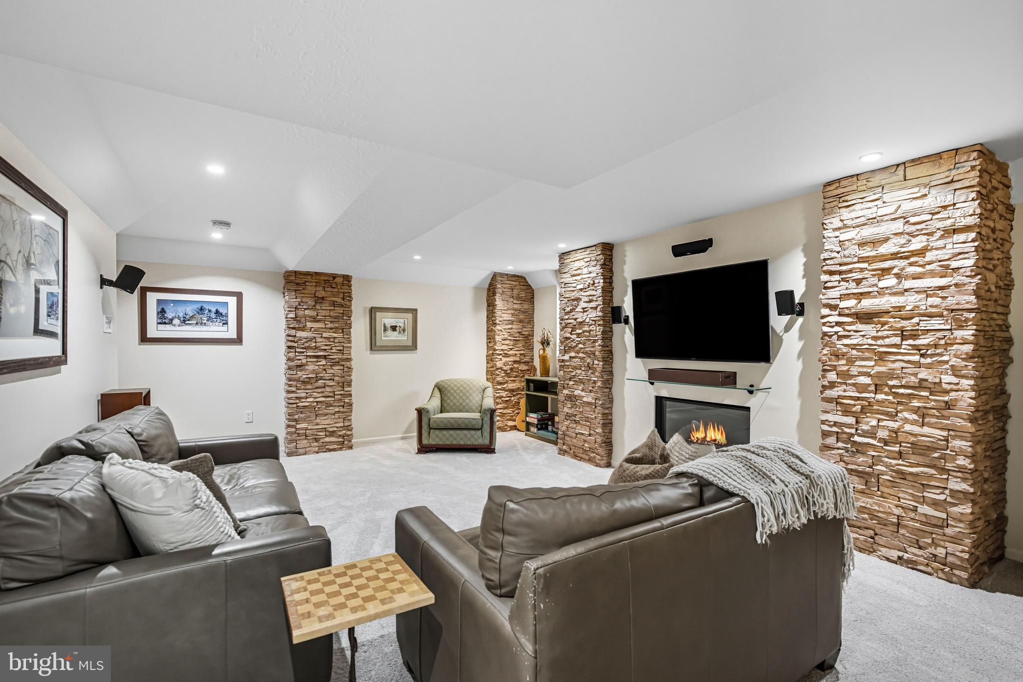 6 Edison Lane Doylestown, PA 18901 - Photo 20 of 24 a living room with furniture and a flat screen tv