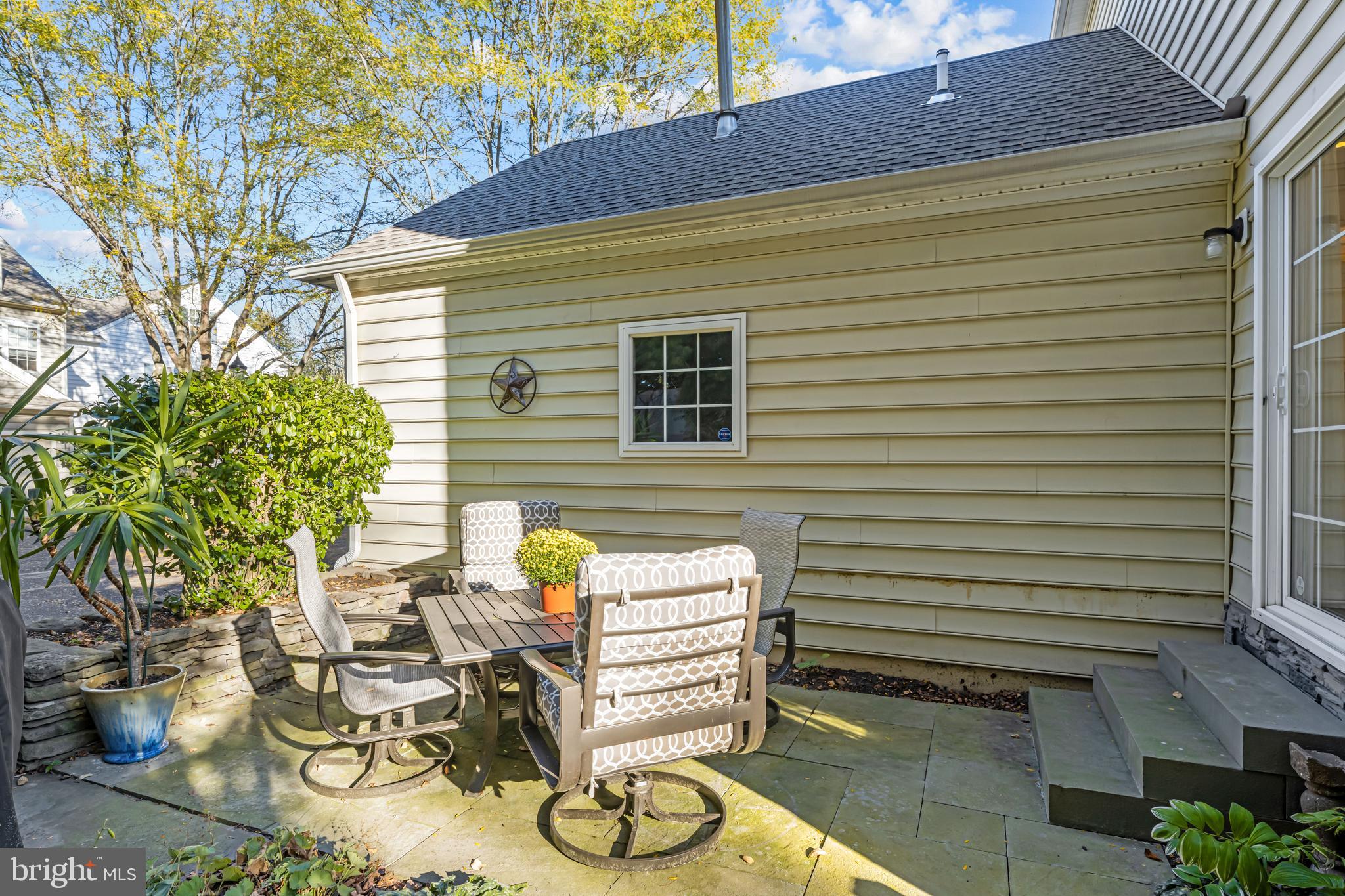 6 Edison Lane Doylestown, PA 18901 - Photo 23 of 24 a view of a porch with chairs and potted plants