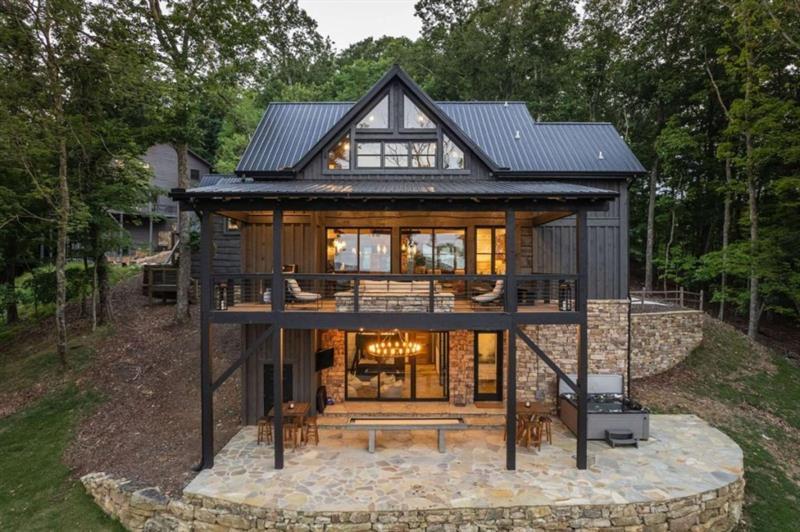 224 Eagles Ridge Morganton, GA 30560 - Photo 2 of 73 a front view of a house with porch and furniture