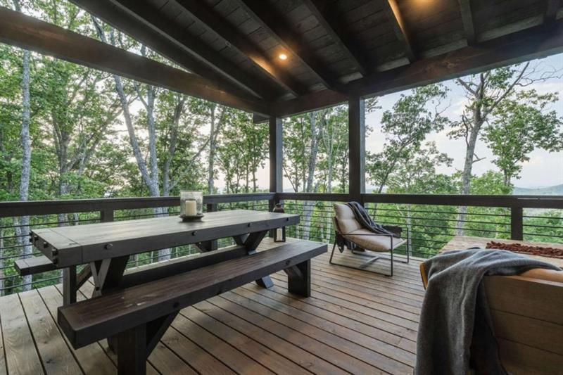 224 Eagles Ridge Morganton, GA 30560 - Photo 25 of 73 a view of a patio with wooden floor