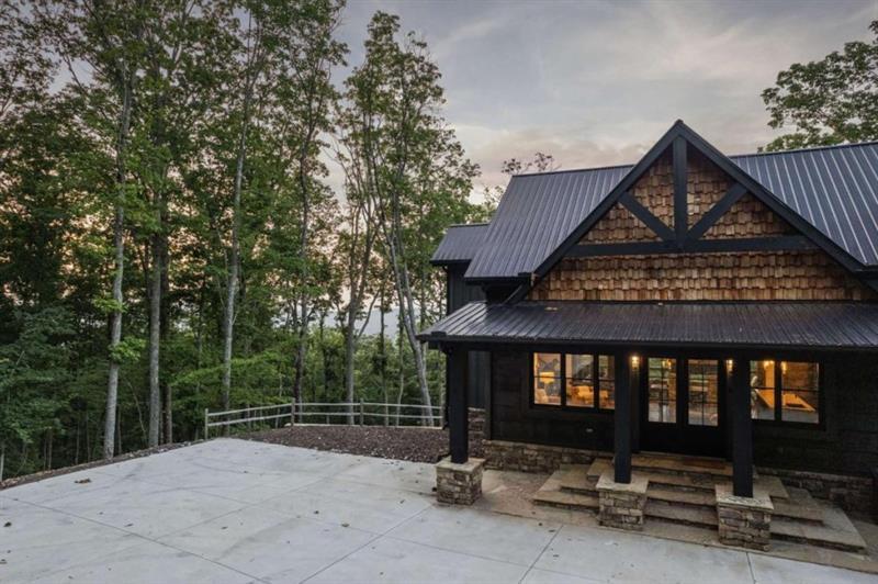 224 Eagles Ridge Morganton, GA 30560 - Photo 61 of 73 a front view of a house with a porch