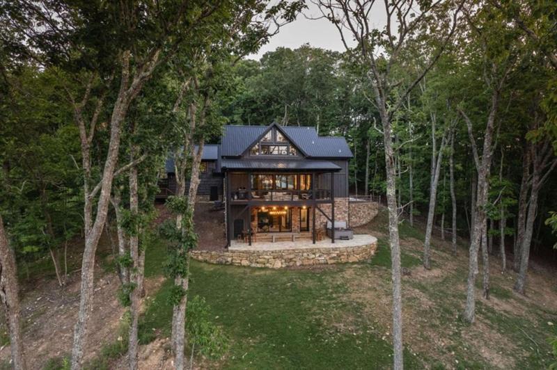 224 Eagles Ridge Morganton, GA 30560 - Photo 64 of 73 a front view of a house with garden