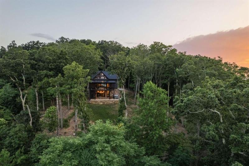 224 Eagles Ridge Morganton, GA 30560 - Photo 71 of 73 an aerial view of a house with mountain view