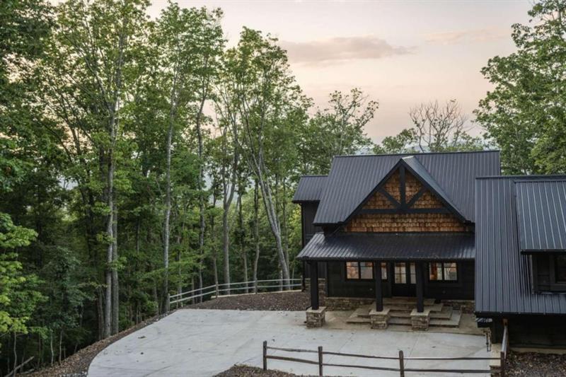 224 Eagles Ridge Morganton, GA 30560 - Photo 73 of 73 a front view of a house with garden
