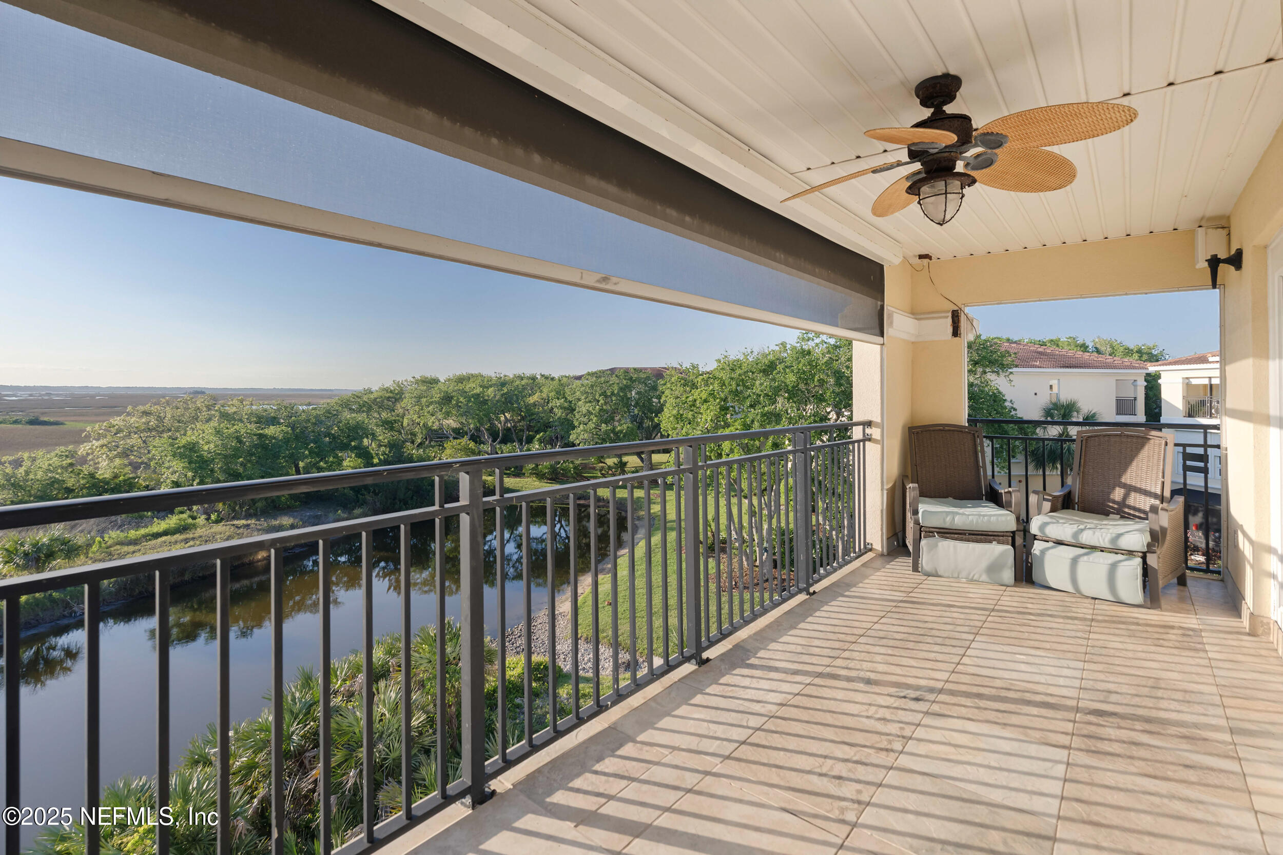 2102 Windjammer Lane St. Augustine, FL 32084 - Photo 29 of 47 a view of a balcony with chairs