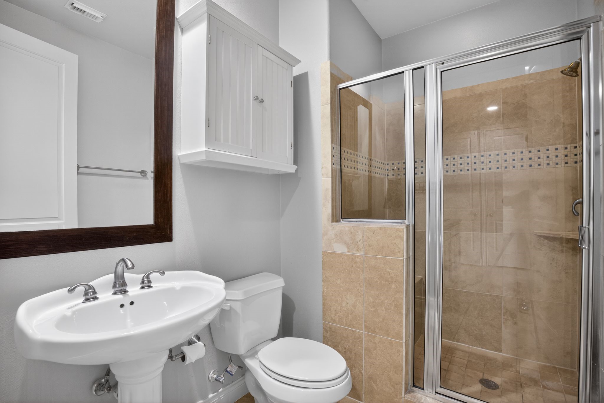 5719 Darling Street Houston, TX 77007 - Photo 8 of 35 a bathroom with a sink toilet and shower