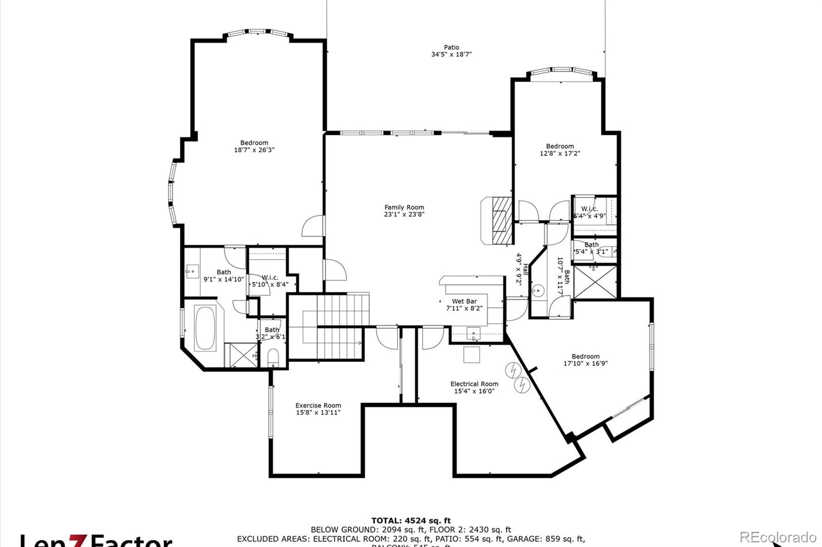 5159 Warbler Court Parker, CO 80134 - Photo 49 of 50 a picture of floor plan