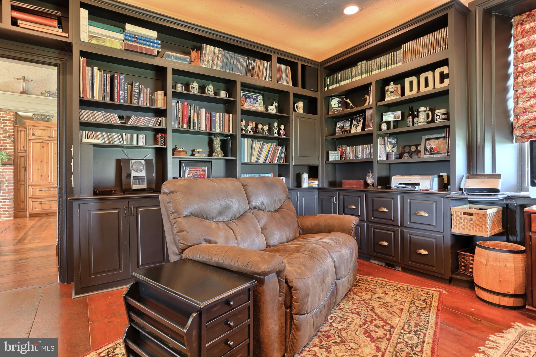 1500 Schaeffer Road Newmanstown, PA 17073 - Photo 19 of 97 Custom Built-in Bookcases in Den