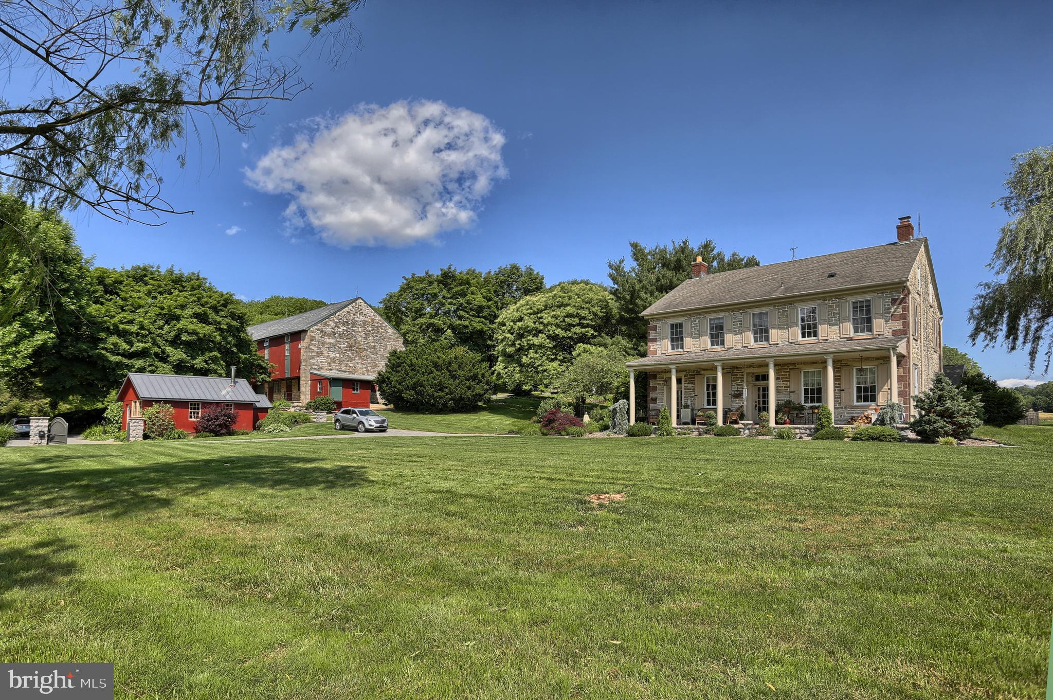 1500 Schaeffer Road Newmanstown, PA 17073 - Photo 50 of 97 View of Home and Bank Barns