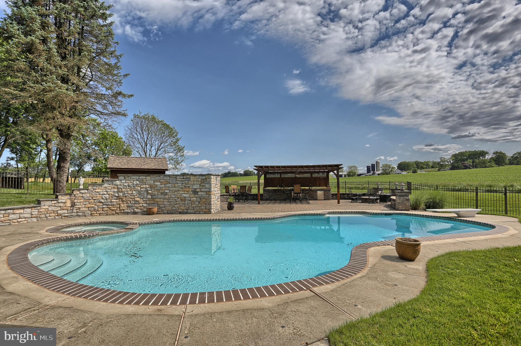 1500 Schaeffer Road Newmanstown, PA 17073 - Photo 68 of 97 Inground Concrete Pool and Spa