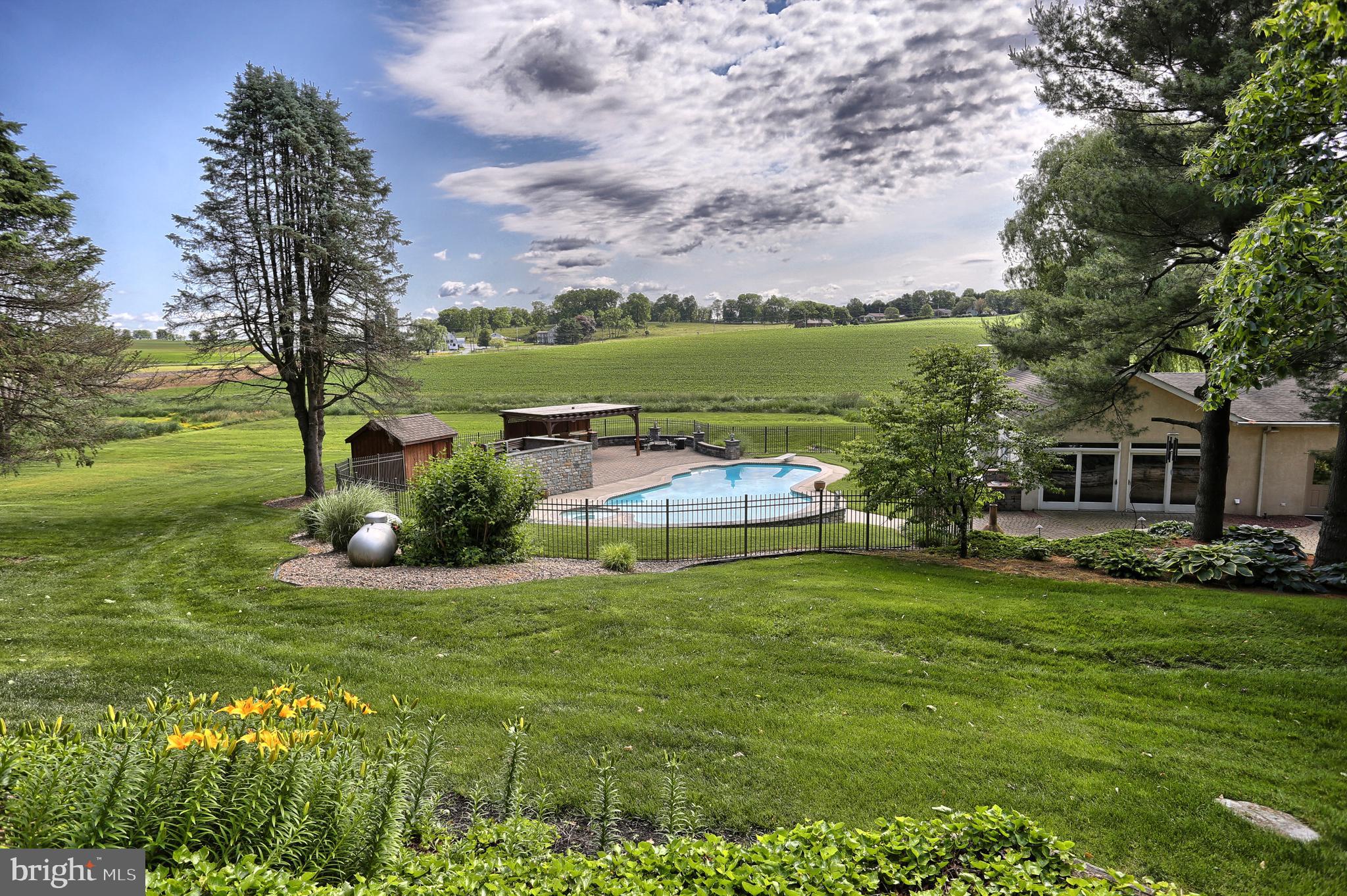 1500 Schaeffer Road Newmanstown, PA 17073 - Photo 74 of 97 Luxurious and Private Pool Area