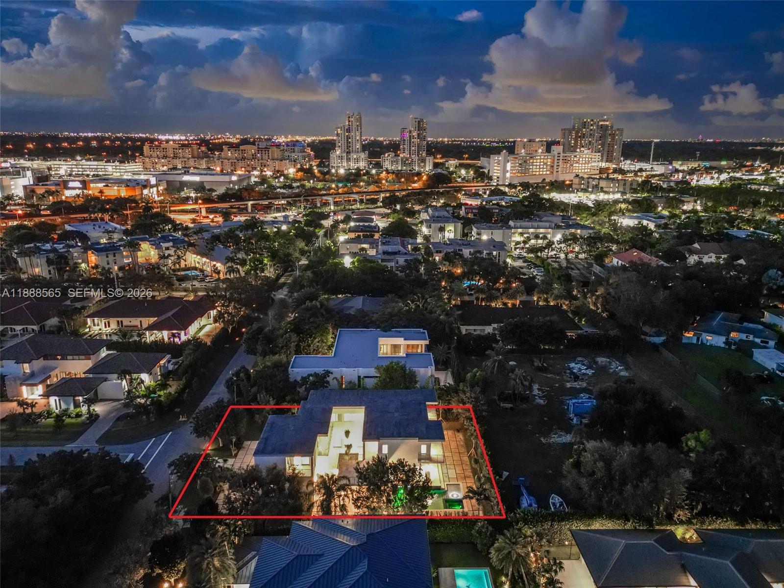 9101 Southwest 69th Court Pinecrest, FL 33156 - Photo 68 of 69 an aerial view of a city