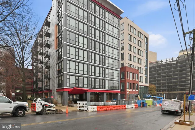 a view of a building with stairs