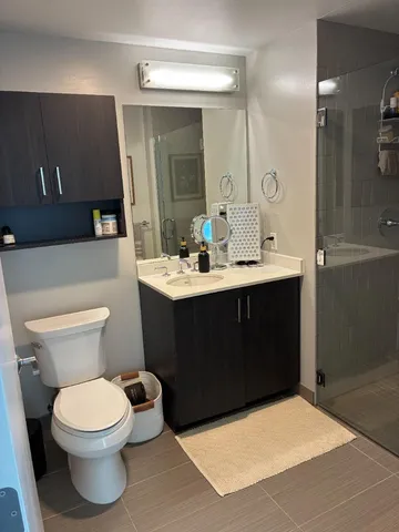 a bathroom with a sink and a toilet