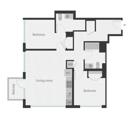 a picture of a floor plan