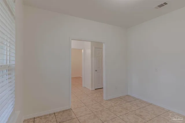 a view of a chandelier in a room