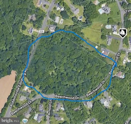 an aerial view of a residential houses