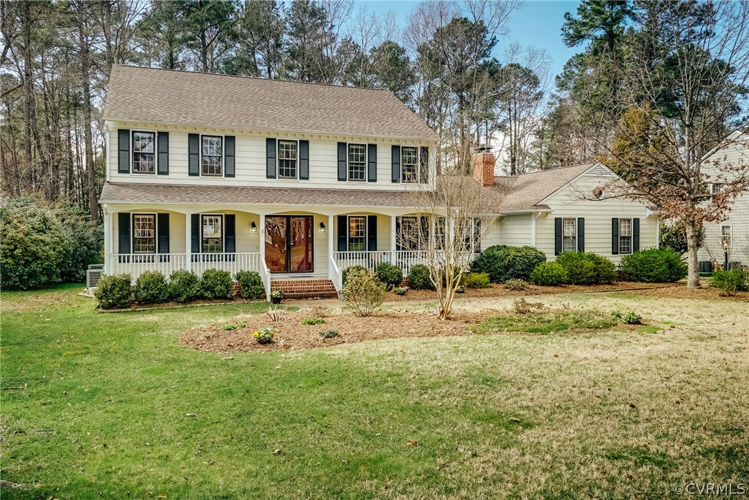 1810 Locust Hill Road Henrico, VA 23238 - Photo 1 of 41 Front exterior view with front porch, double entry