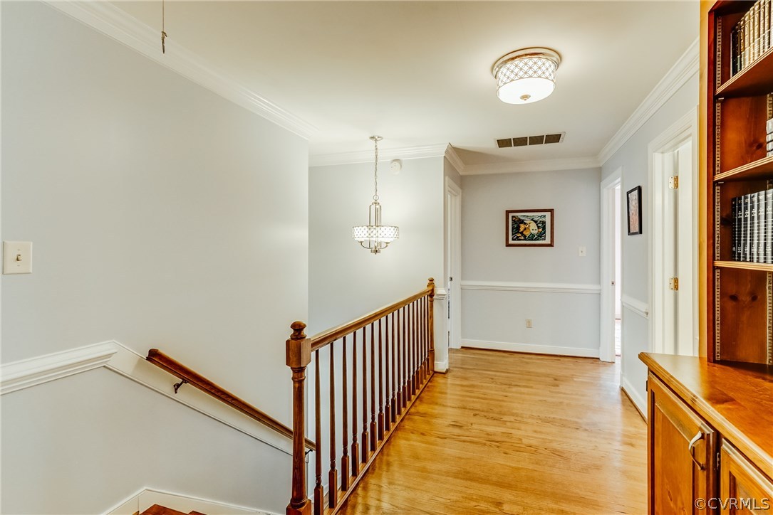 1810 Locust Hill Road Henrico, VA 23238 - Photo 21 of 41 Upstairs hallway has built-in bookcases