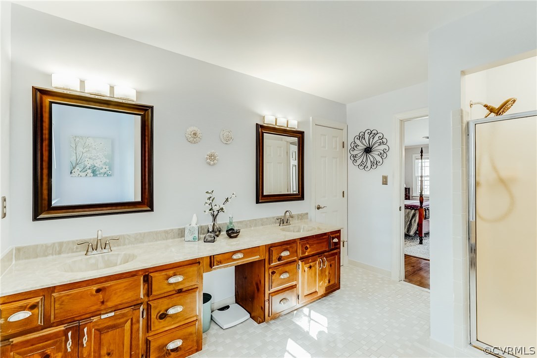 1810 Locust Hill Road Henrico, VA 23238 - Photo 26 of 41 Spa like master bath has a long vanity with double
