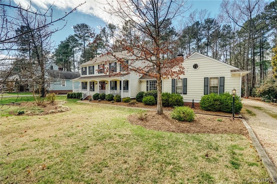 1810 Locust Hill Road Henrico, VA 23238 - Photo 35 of 41 Front view including gravel driveway and front wal