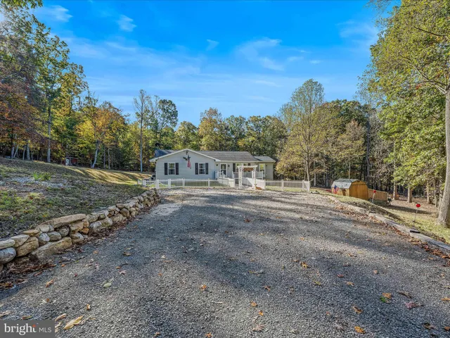 a view of an outdoor space with a lake view