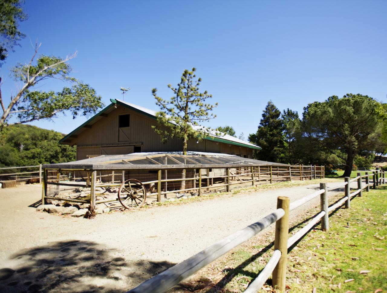 2720 Painted Cave Road Santa Barbara, CA 93105 - Photo 14 of 23 a view of a swimming pool with a porch