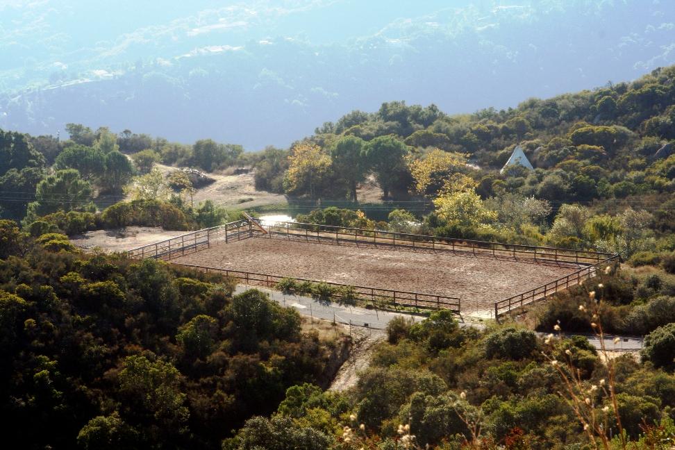 2720 Painted Cave Road Santa Barbara, CA 93105 - Photo 22 of 23 a view of a dry yard with mountains