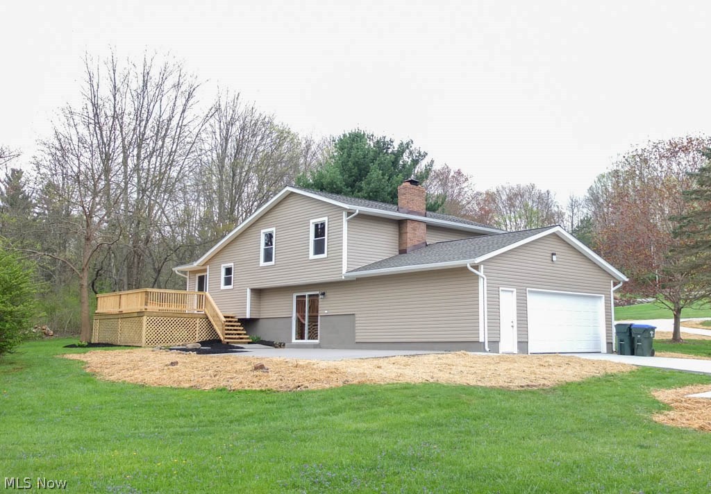 1475 Sand Run Road Akron, OH 44313 - Photo 17 of 24 Rear exterior with 2-car side load garage.