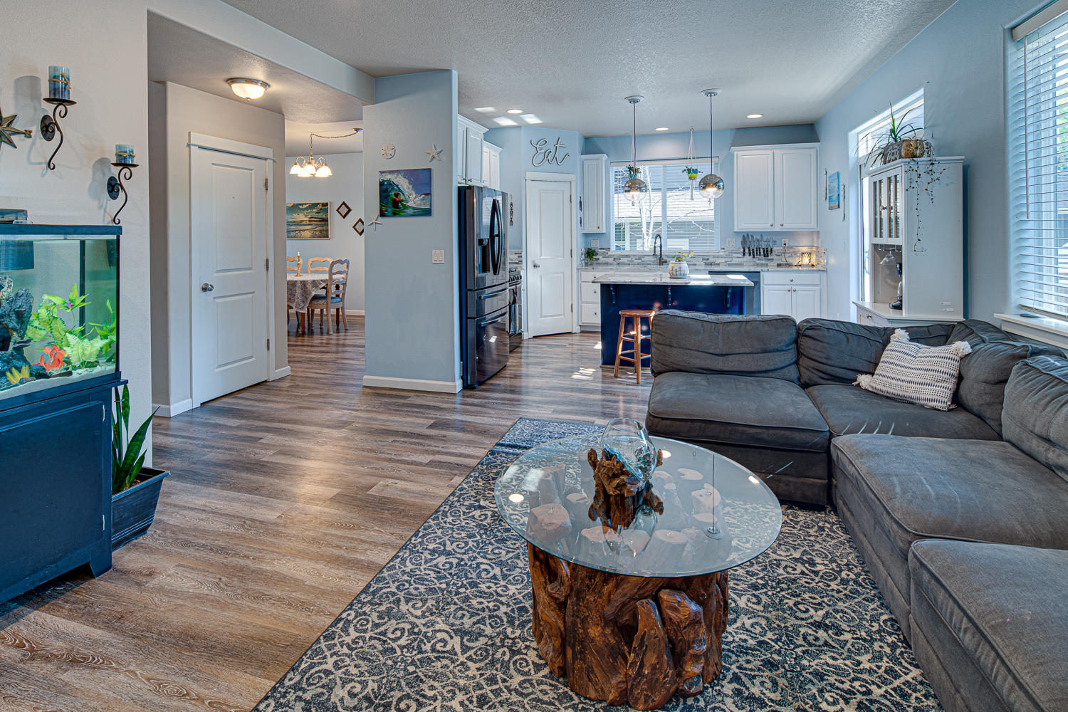 61522 Tall Tree Court Bend, OR 97702 - Photo 10 of 30 Open concept kitchen & family room