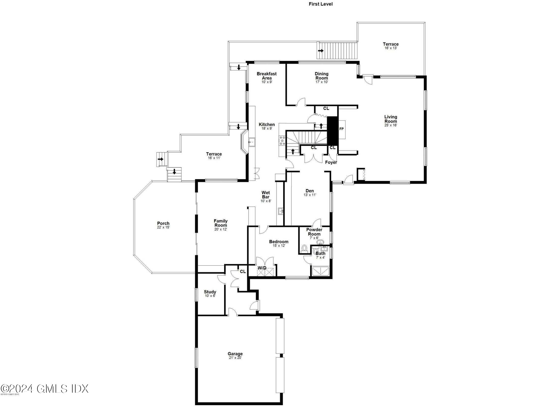 20 Martin Dale Greenwich, CT 06830 - Photo 23 of 25 a picture of floor plan