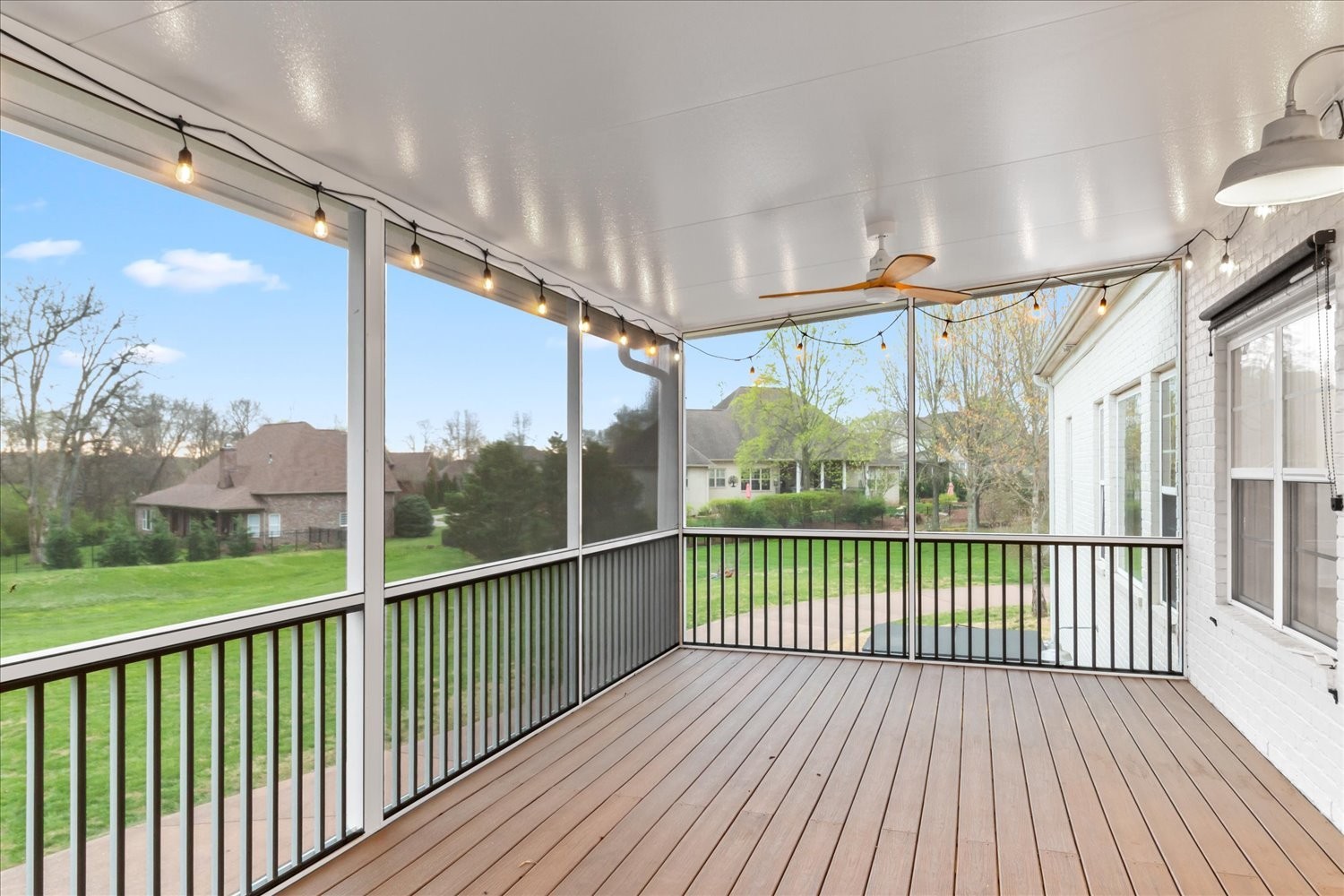 5004 Paint Creek Court Spring Hill, TN 37174 - Photo 30 of 91 a view of a balcony with wooden floor