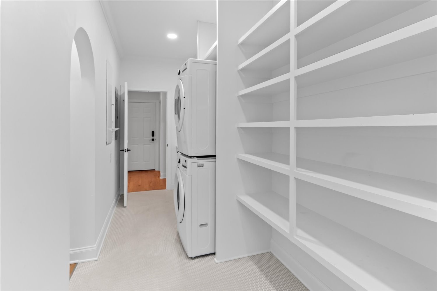 5004 Paint Creek Court Spring Hill, TN 37174 - Photo 33 of 91 a view of walk in closet with empty racks
