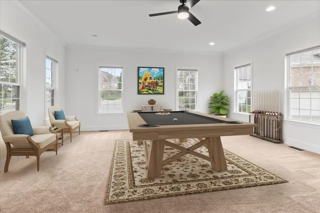 a room with furniture and a flat screen tv