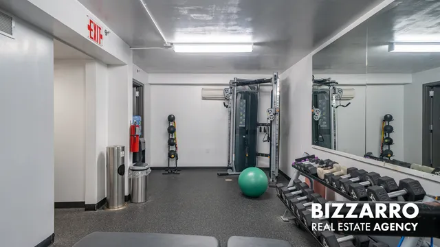 a view of an entryway with a workspace