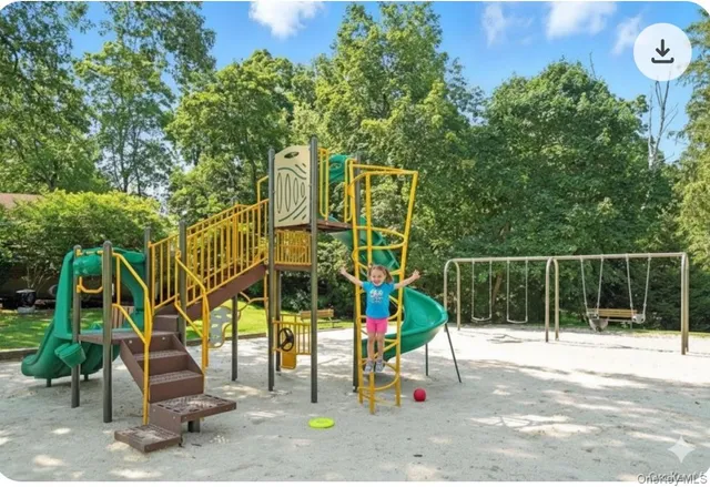 a view of outdoor space with garden