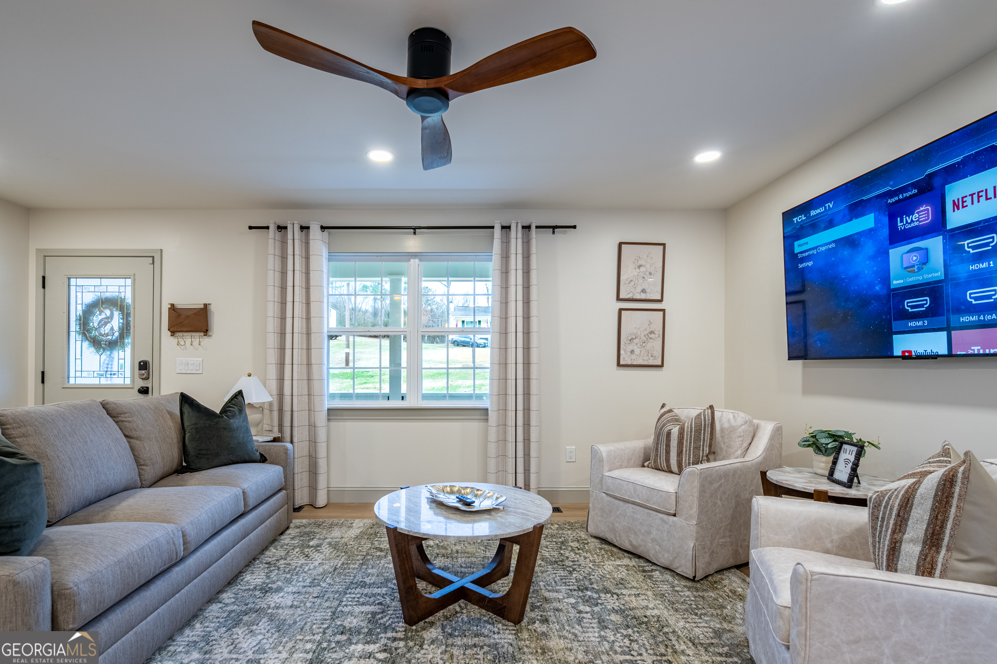26 Jennifer Lane Rydal, GA 30171 - Photo 6 of 35 a living room with furniture and a large window