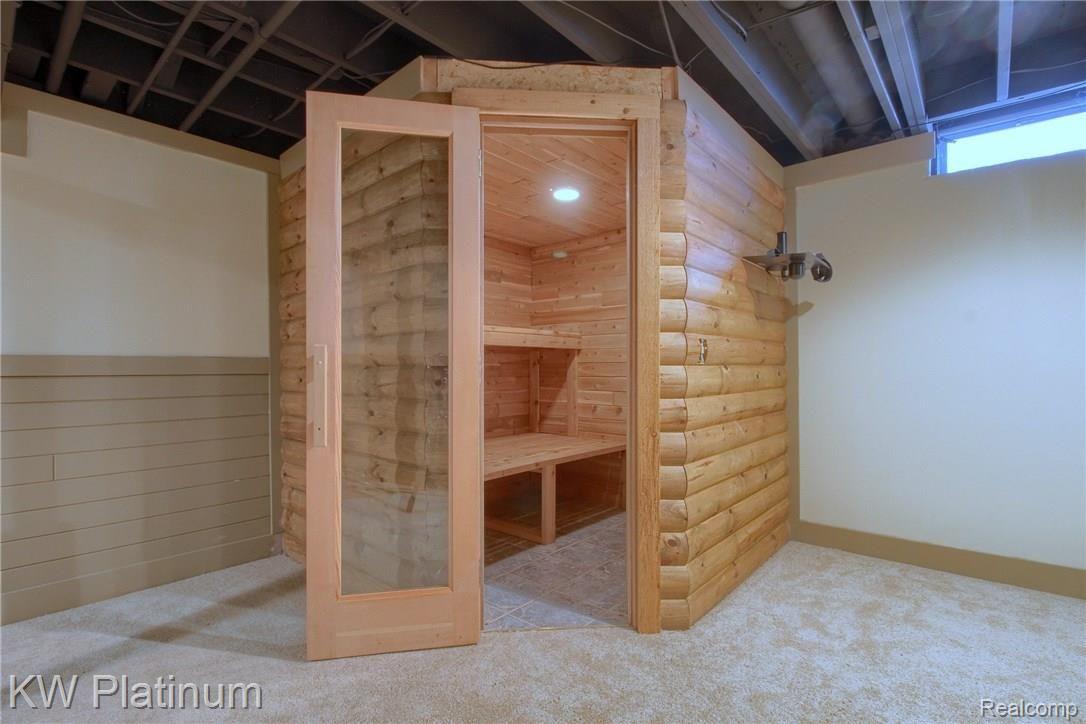 917 Brewer Road Leonard, MI 48367 - Photo 41 of 59 Finished_Lower_Level_Sauna.jpg