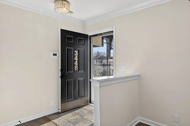 a view of front door