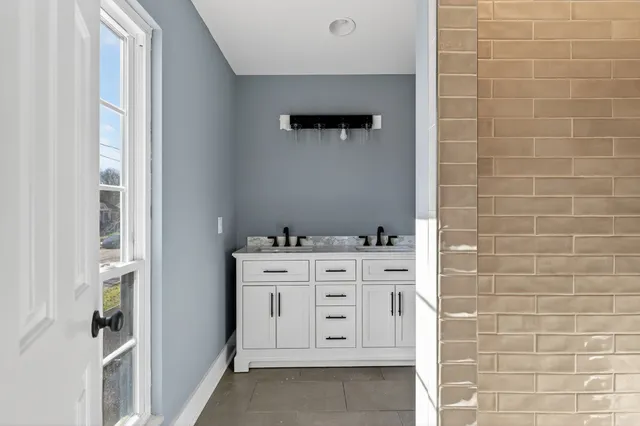 a view of a house with a patio