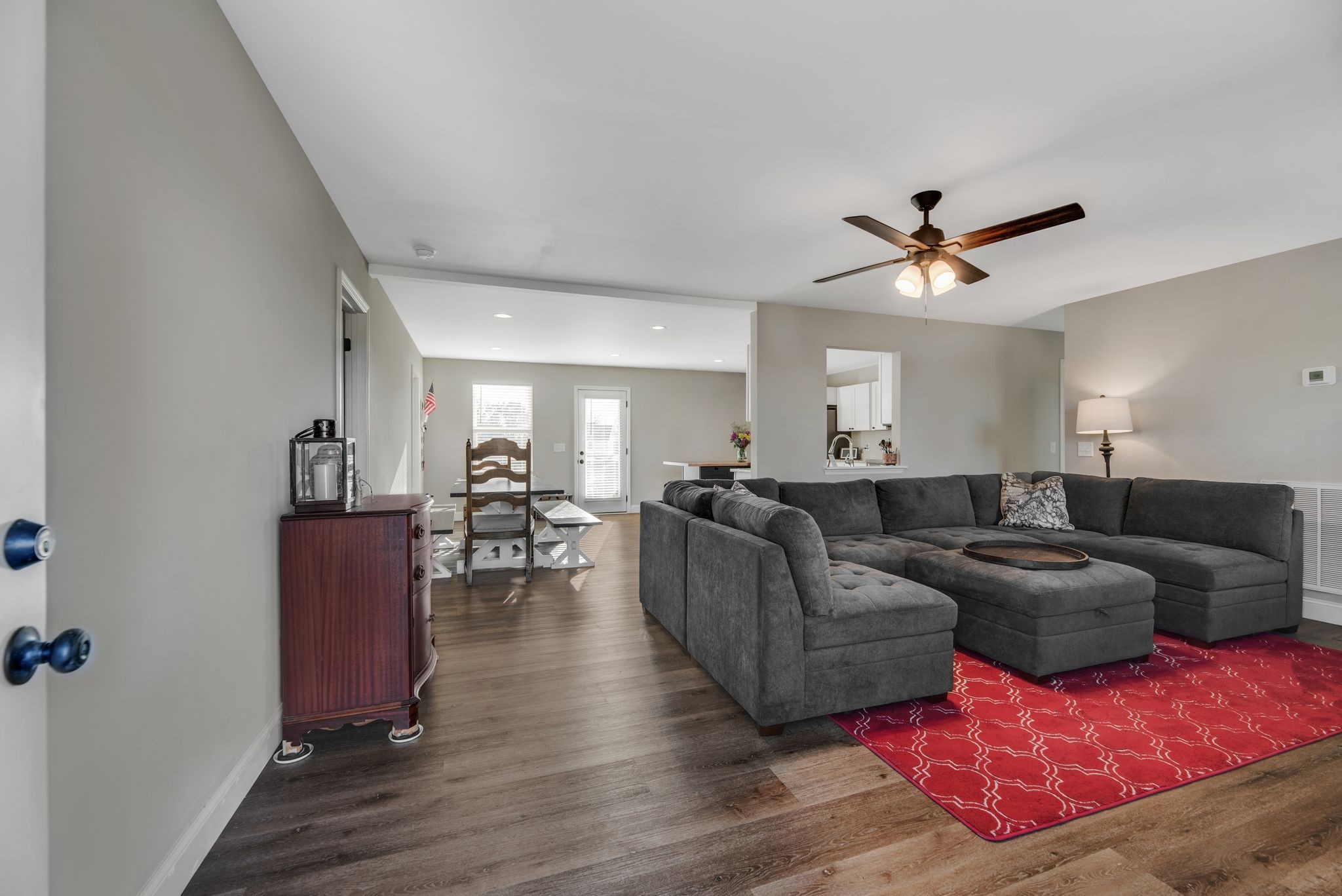 997 State Highway 99 Waynesboro, TN 38485 - Photo 9 of 33 a living room with furniture and a wooden floor