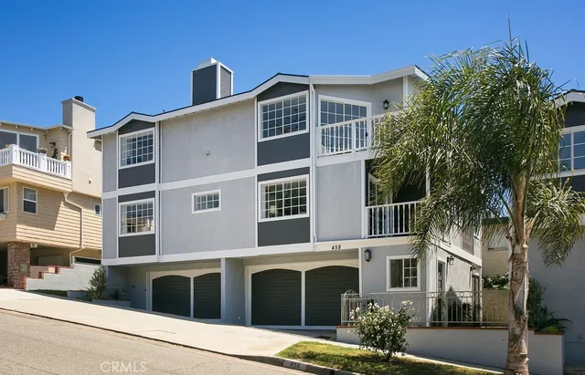 a front view of a building